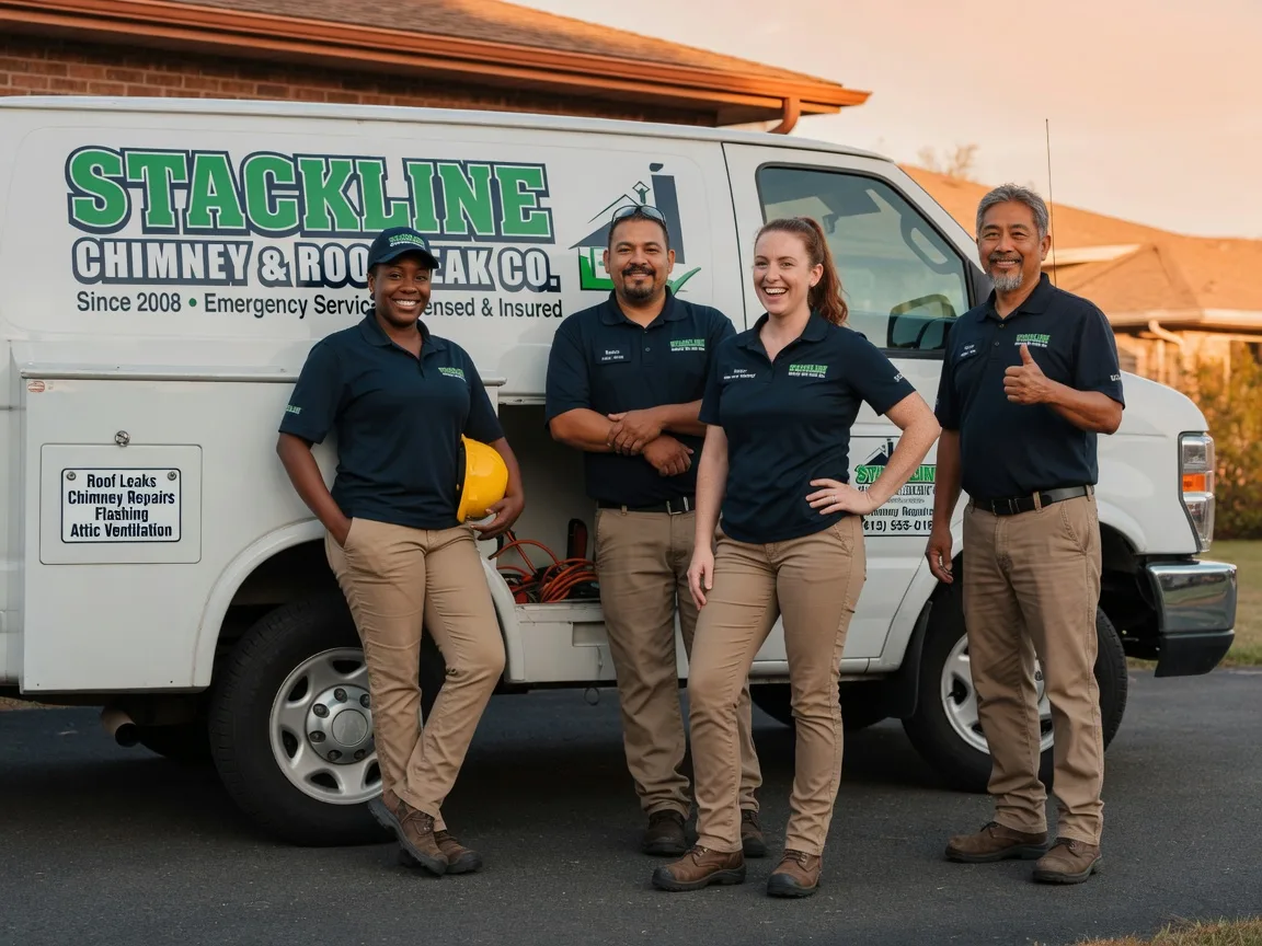 Chimney flashing repair company in Deport, TX